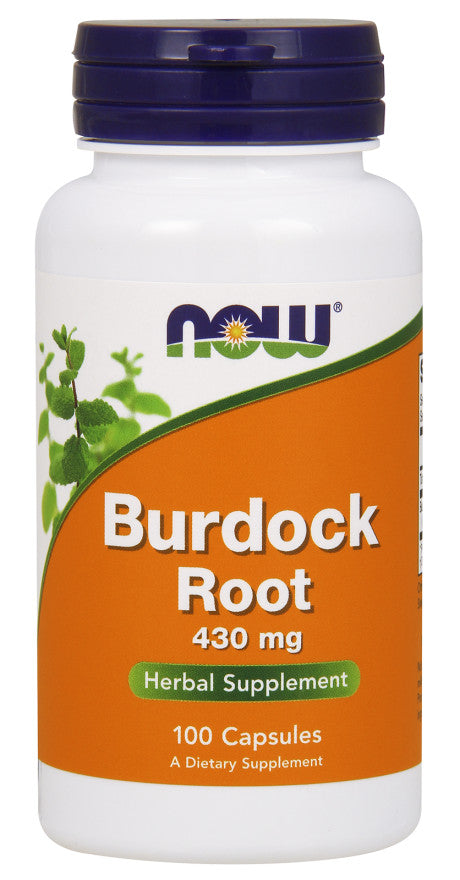 Produkto nuotrauka: NOW Foods Burdock Root, 430mg - 100 kapsulių