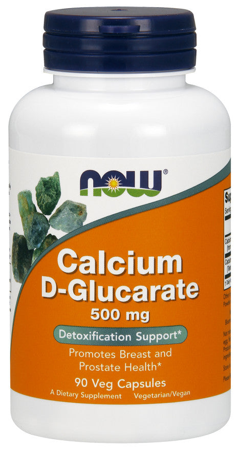 NOW Foods kalcio D - gliukaratas, 500 mg - 90 kapsulių