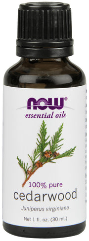 NOW Foods eterinis aliejus, kedro medienos aliejus - 30 ml.