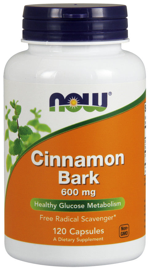 Produkto nuotrauka: NOW Foods Cinnamon Bark, 600mg - 120 kapsulių