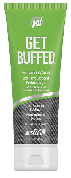 Pro Tan Get Buffed kūno šveitiklis prieš įdegį ir odos balansą atkuriantis šveitiklis – 237 ml.