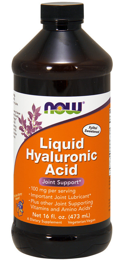 NOW Foods skysta hialurono rūgštis - 473 ml.