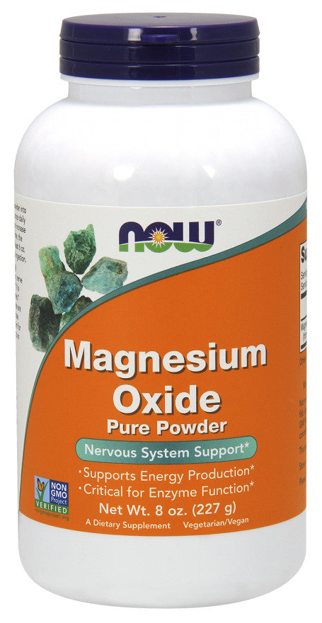 Produkto nuotrauka: NOW Foods Magnesium Oxide, Pure Powder - 227 g