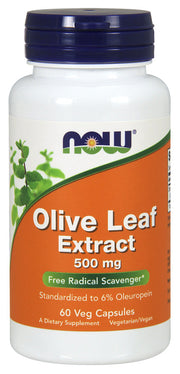 Produkto nuotrauka: NOW Foods Olive Leaf Extract, 500mg - 60 kapsulių