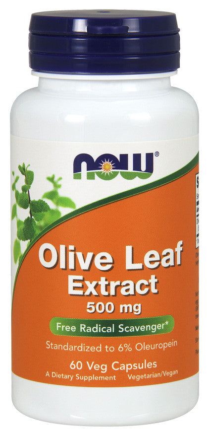 Produkto nuotrauka: NOW Foods Olive Leaf Extract, 500mg - 60 kapsulių