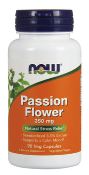 Produkto nuotrauka: NOW Foods Passion Flower, 350mg - 90 kapsulių