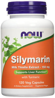 Produkto nuotrauka: NOW Foods Milk Thistle Extract with Turmeric, 150mg - 120 kapsulių