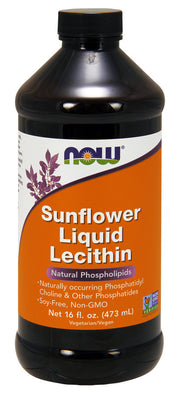 Produkto nuotrauka: NOW Foods Sunflower Lecithin, Liquid - 473 ml.