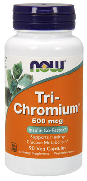 NOW Foods trichromo, 500 mcg – 90 kapsulių