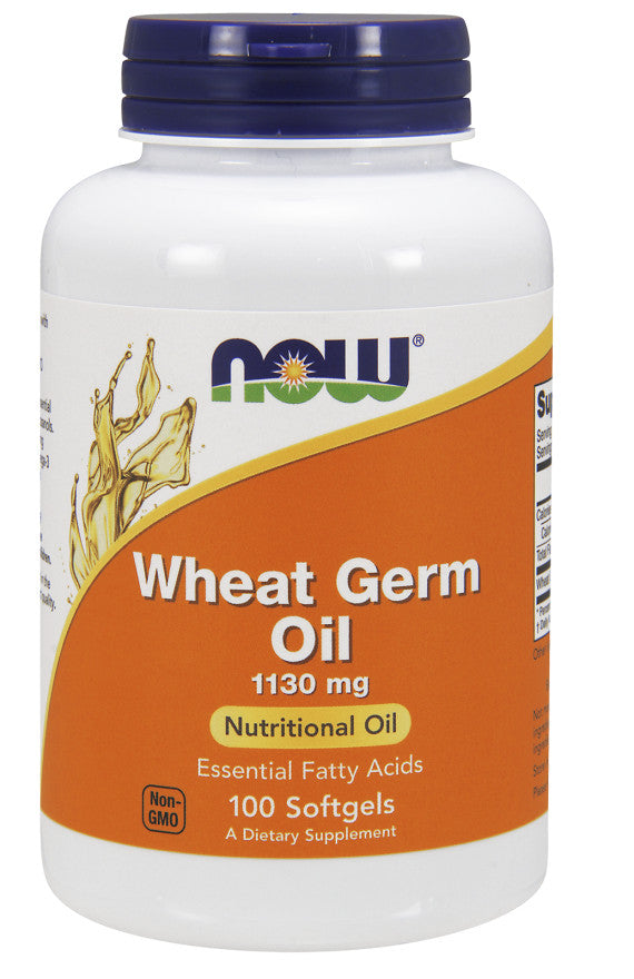 Produkto nuotrauka: NOW Foods Wheat Germ Oil, 1130mg - 100 minkštųjų kapsulių