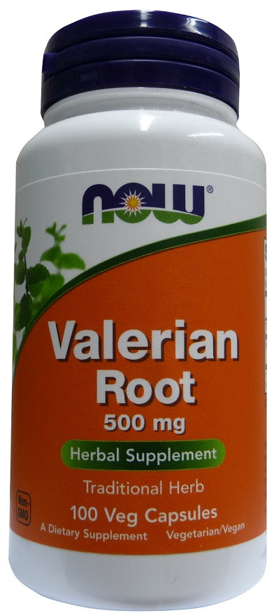 Produkto nuotrauka: NOW Foods Valerian Root, 500mg - 100 kapsulių