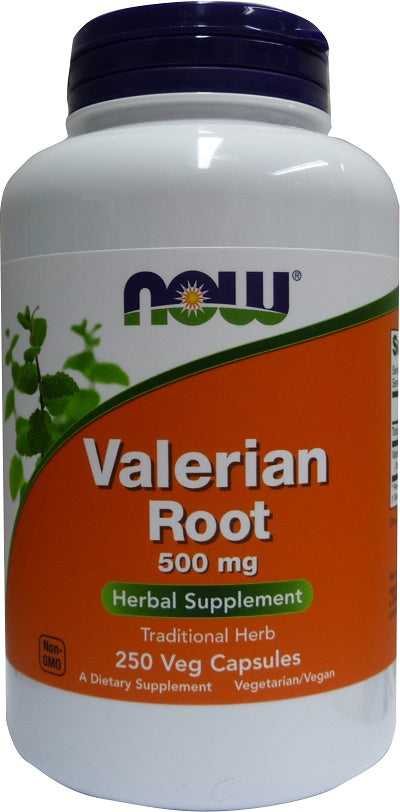 Produkto nuotrauka: NOW Foods Valerian Root, 500mg - 250 kapsulių