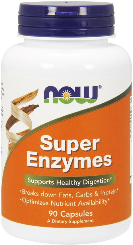 Produkto nuotrauka: NOW Foods Super Enzymes - 90 kapsulių