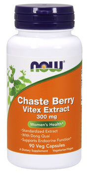 Produkto nuotrauka: NOW Foods Chaste Berry Vitex Extract, 300mg - 90 kapsulių