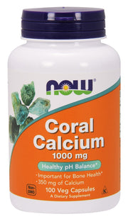 Produkto nuotrauka: NOW Foods Coral Calcium, 1000mg - 100 kapsulių