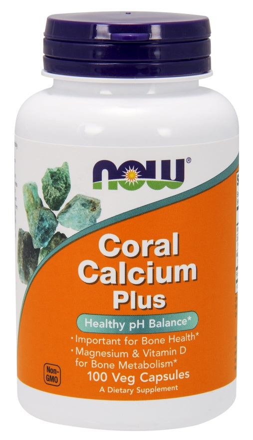 NOW Foods Coral Calcium Plus – 100 kapsulių