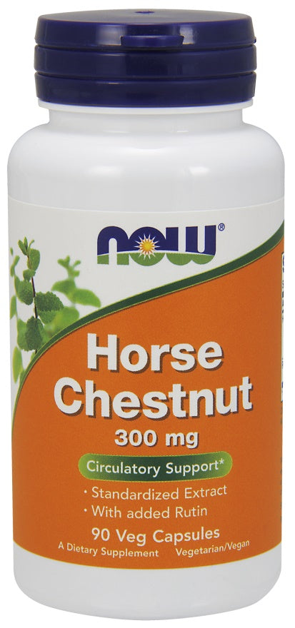 Produkto nuotrauka: NOW Foods Horse Chestnut, 300mg - 90 kapsulių