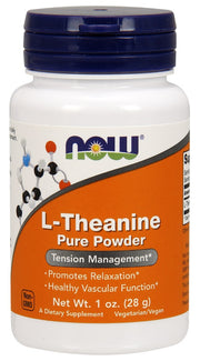 NOW Foods L - teaninas, gryni milteliai – 28 g