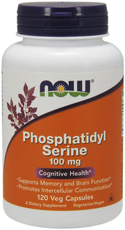 Produkto nuotrauka: NOW Foods Phosphatidyl Serine, 100mg - 120 kapsulių