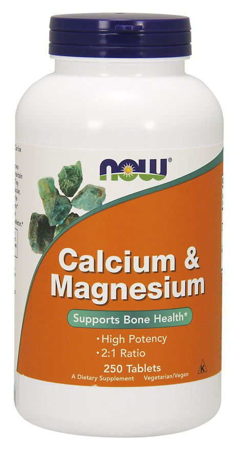 Produkto nuotrauka: NOW Foods Calcium & Magnesium - 250 tablečių
