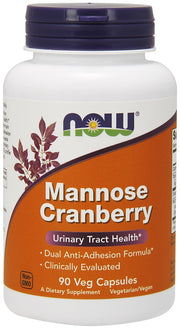 Produkto nuotrauka: NOW Foods Mannose Cranberry - 90 kapsulių