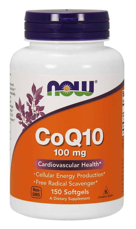 Produkto nuotrauka: NOW Foods CoQ10, 100mg - 150 minkštųjų kapsulių