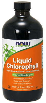 NOW Foods chlorofilo skystis – 473 ml.
