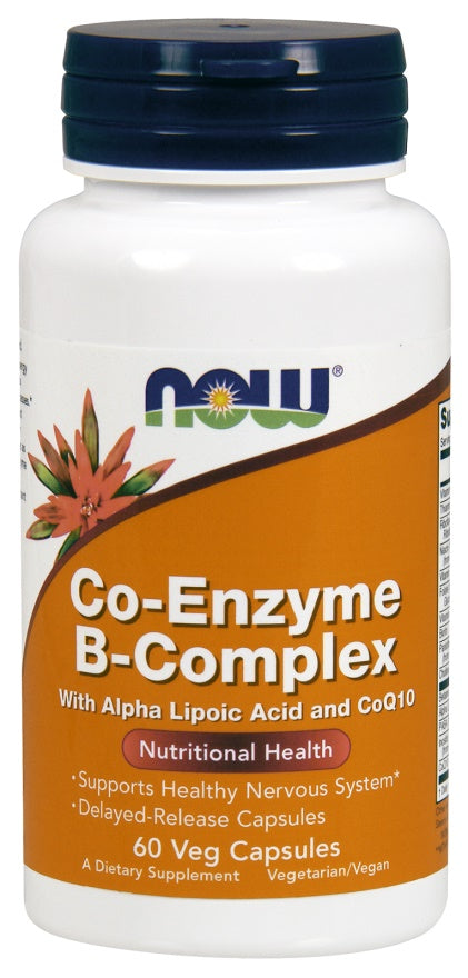 Produkto nuotrauka: NOW Foods Co-Enzyme B-Complex - 60 kapsulių