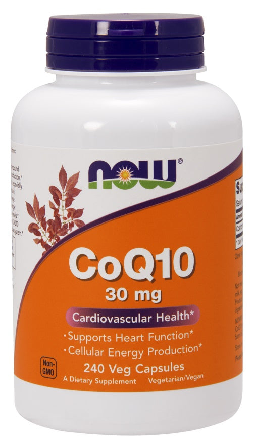 NOW Foods kofermentas Q10, 30 mg – 240 kapsulių