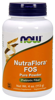 NOW Foods NutraFlora FOS, gryni milteliai – 113 g