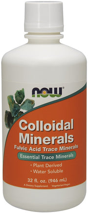 NOW Foods koloidiniai mineralai, originalūs – 946 ml.