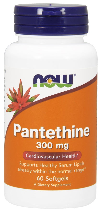 NOW Foods Pantethine, 300 mg – 60 kapsulių