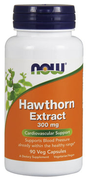 Produkto nuotrauka: NOW Foods Hawthorn Extract, 300mg - 90 kapsulių