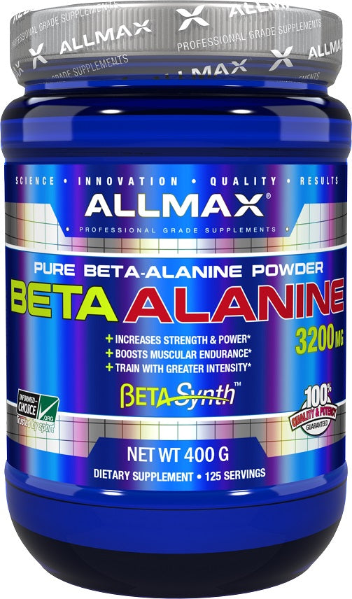 AllMax Nutrition beta alanino milteliai – 400 g