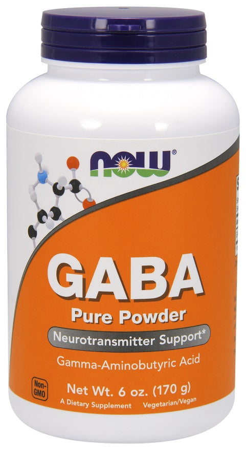 Produkto nuotrauka: NOW Foods GABA, Pure Powder - 170 g