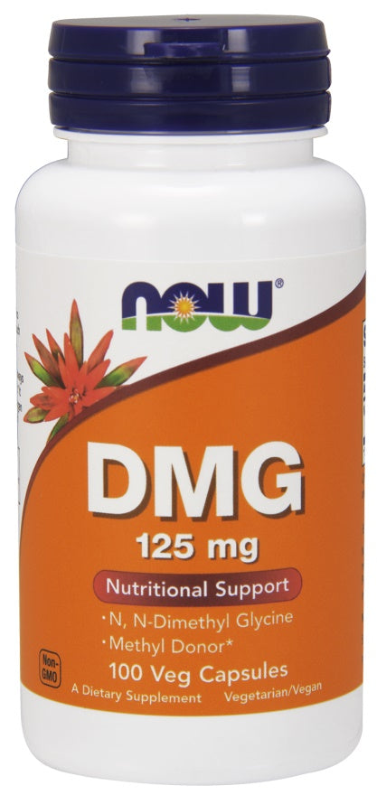 Produkto nuotrauka: NOW Foods DMG (Dimethylglycine), 125mg - 100 kapsulių