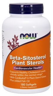 NOW Foods beta - sitosterolio augaliniai steroliai – 180 kapsulių
