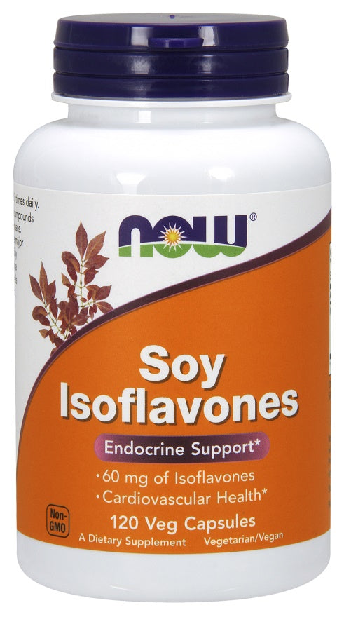 NOW Foods sojų izoflavonai – 120 kapsulių
