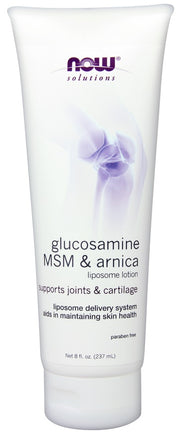 Produkto nuotrauka: NOW Foods Glucosamine, MSM & Arnica Liposome Lotion - 237 ml.