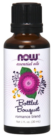 NOW Foods eterinis aliejus, buteliukuose išpilstytas aliejų mišinys Bouquet – 30 ml.