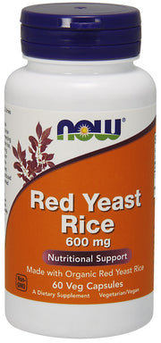 Produkto nuotrauka: NOW Foods Red Yeast Rice, 600mg - 60 kapsulių