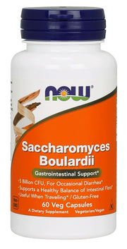 Produkto nuotrauka: NOW Foods Saccharomyces Boulardii - 60 kapsulių