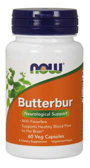 NOW Foods Butterbur - 60 kapsulių