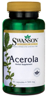 Swanson acerola, 500 mg – 60 kapsulių
