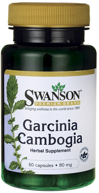 Swanson kambodžos garcinijos 5:1 ekstraktas, 80 mg – 60 kapsulių
