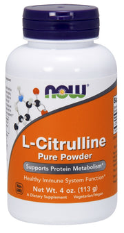 NOW Foods L - citrulinas, gryni milteliai – 113 g