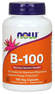 Produkto nuotrauka: NOW Foods Vitamin B-100 - 100 kapsulių