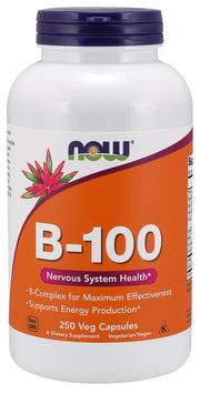 NOW Foods vitaminas B - 100 - 250 kapsulių