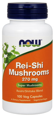 Produkto nuotrauka: NOW Foods Rei-Shi Mushrooms, 270mg - 100 kapsulių