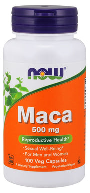 NOW Foods Maca, 500 mg – 100 kapsulių